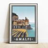 Poster of Amalfi in a frame