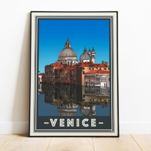 Poster of Venice in a frame