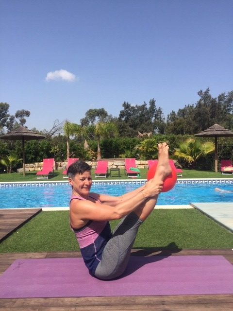 Jackie Lindsay Pilates pose